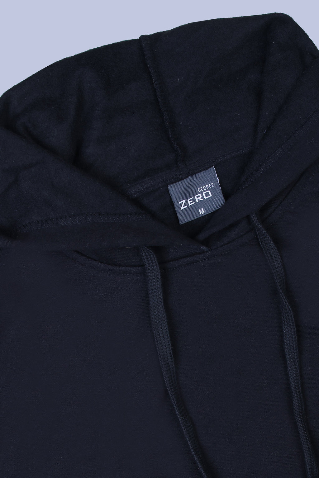 Pikmee Zero Degree Men's Pullover Hooded Sweatshirt - Black