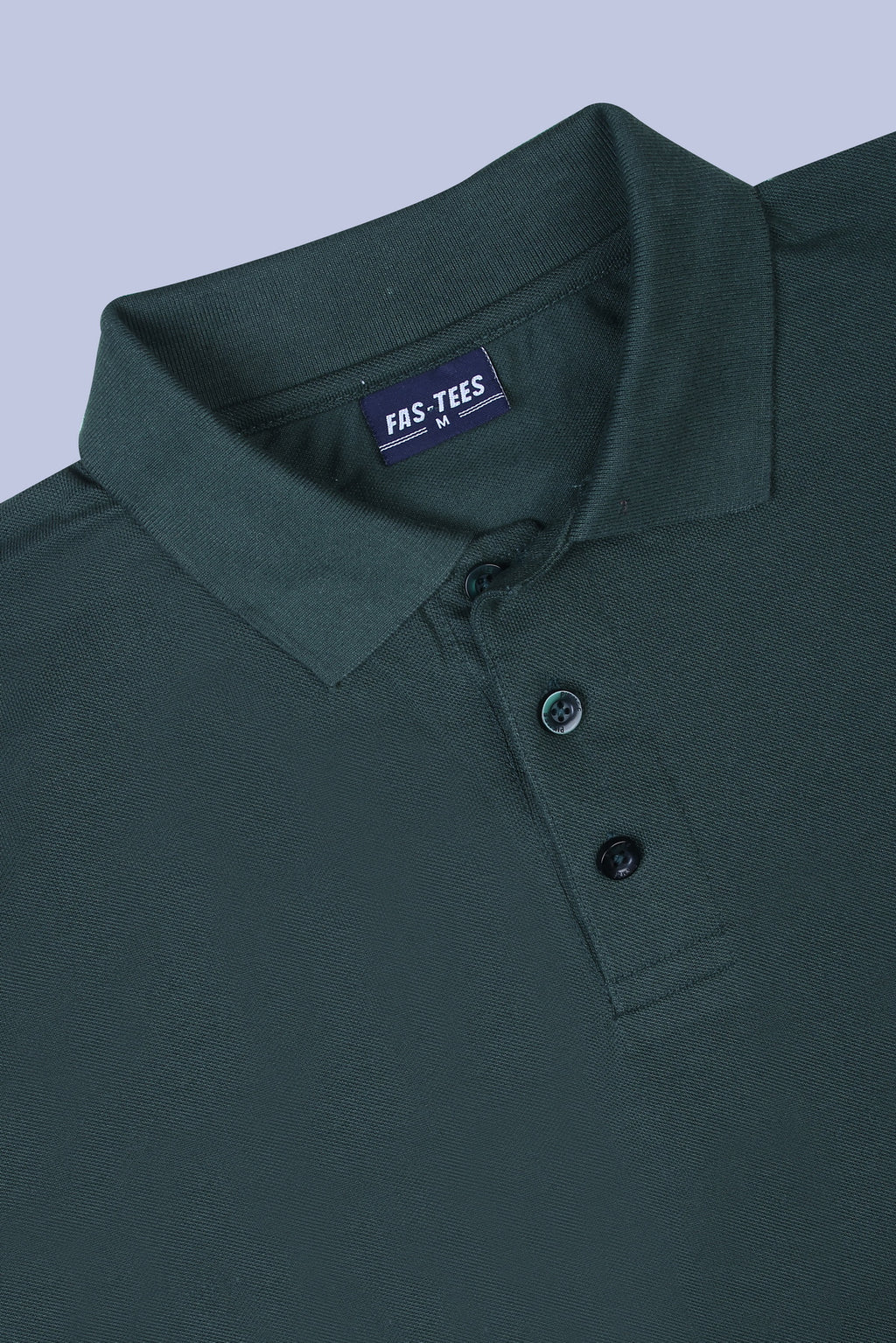 PIKMEE Fastees Polo T-Shirt in Bottel Green - image 6