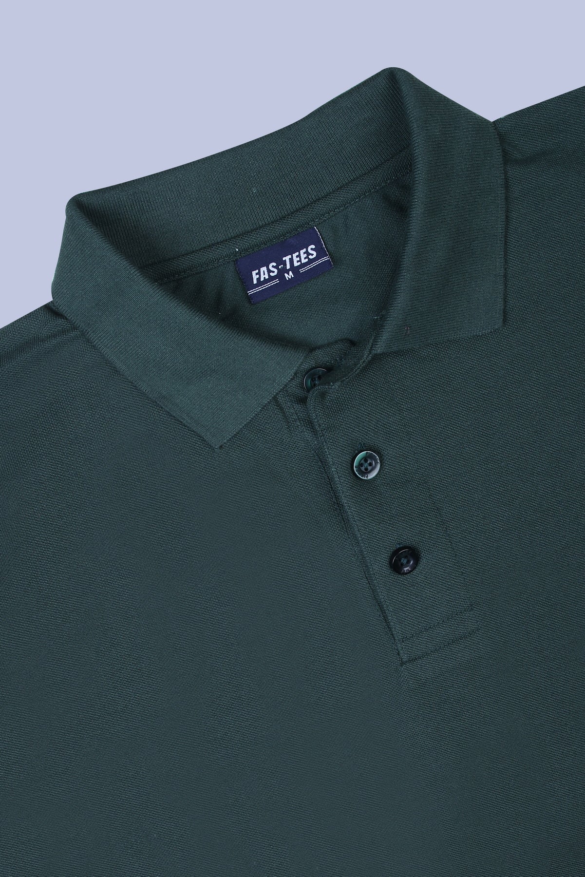 PIKMEE Fastees Polo T-Shirt in Bottel Green - image 6