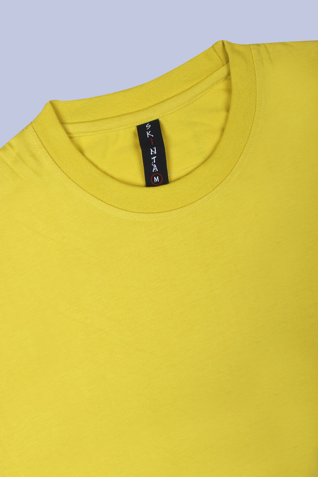 PIKMEE Skinta Bio Wash Crew Neck T-Shirt in Golden Yellow - image 6