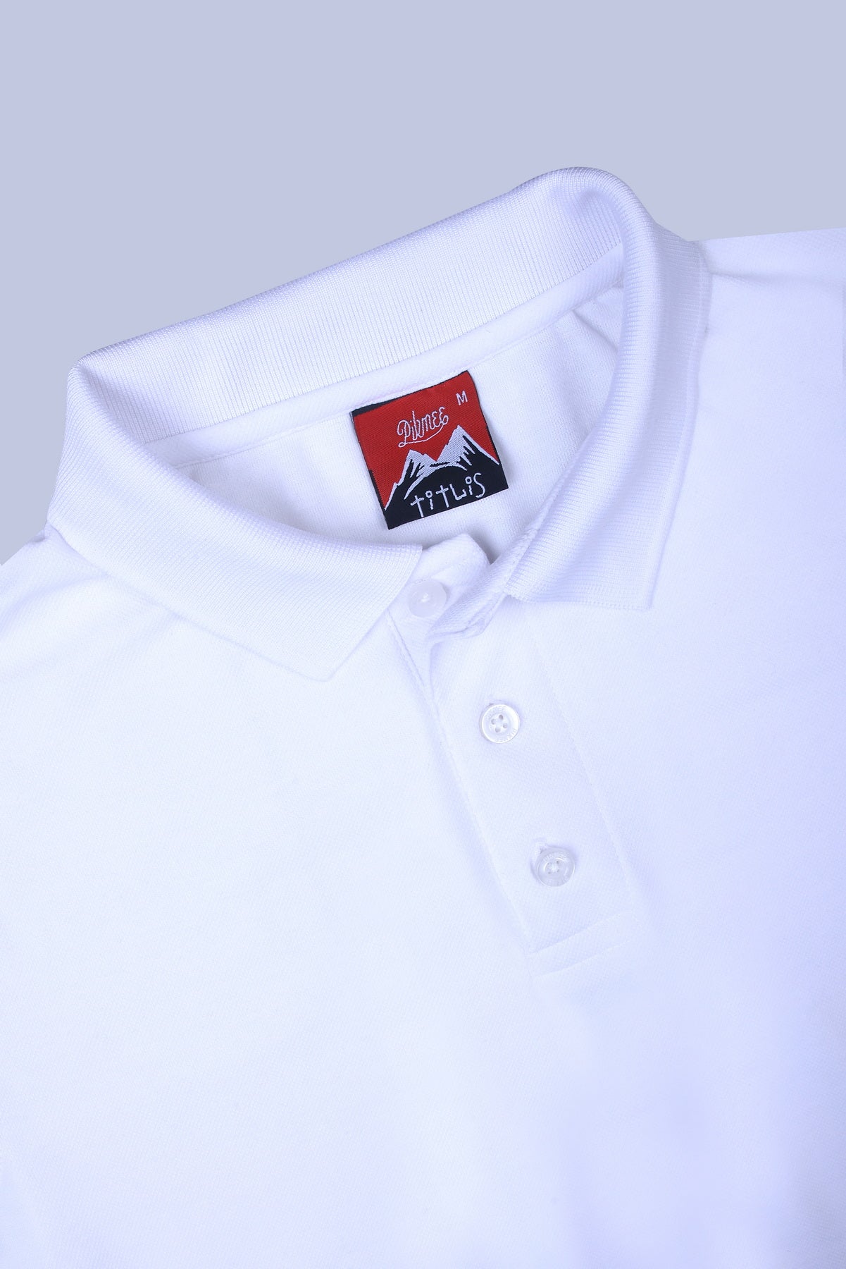 PIKMEE Titlis Polo T-Shirt in White - image 6