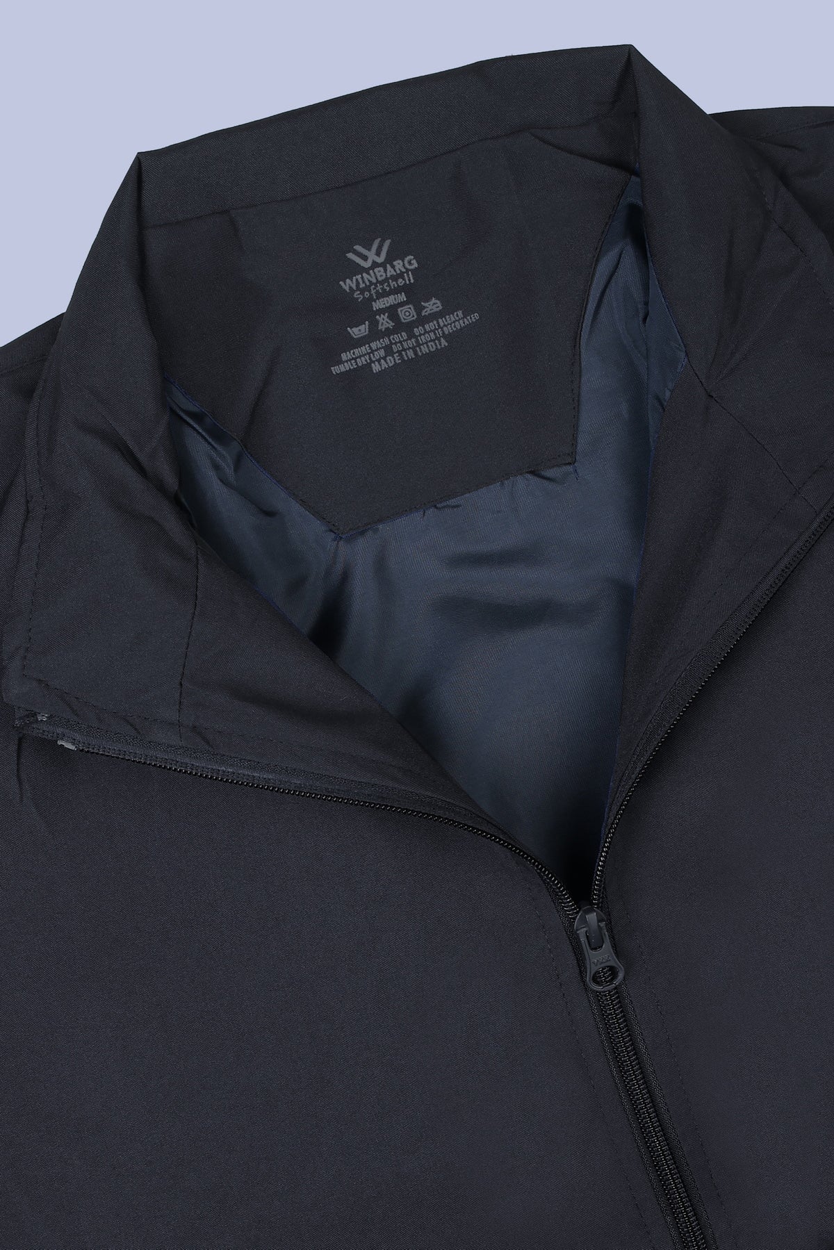 Winbarg Softshell Men's Windproof Jacket - Black