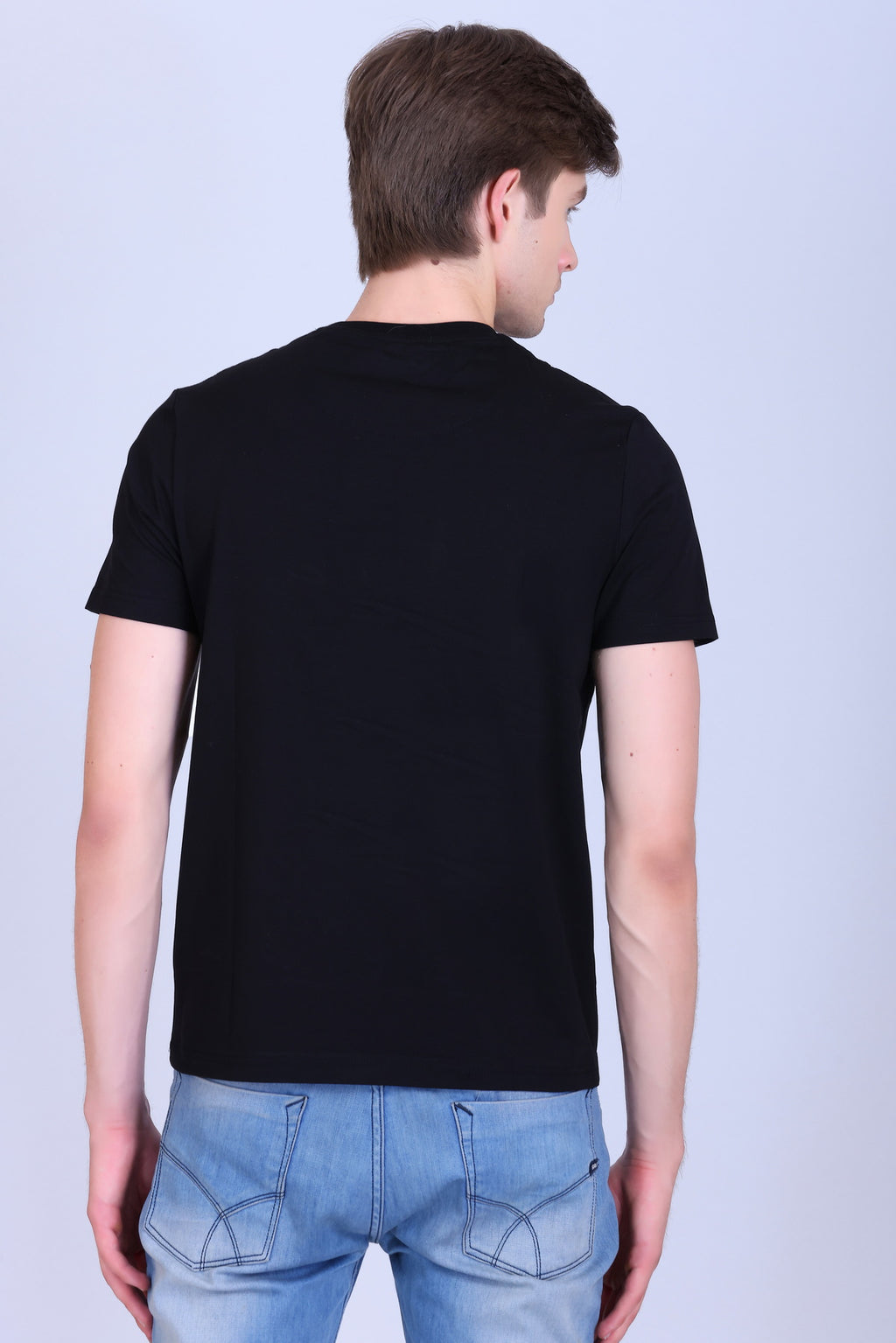 WINBARG Crew Neck T-Shirt in Black - image 5