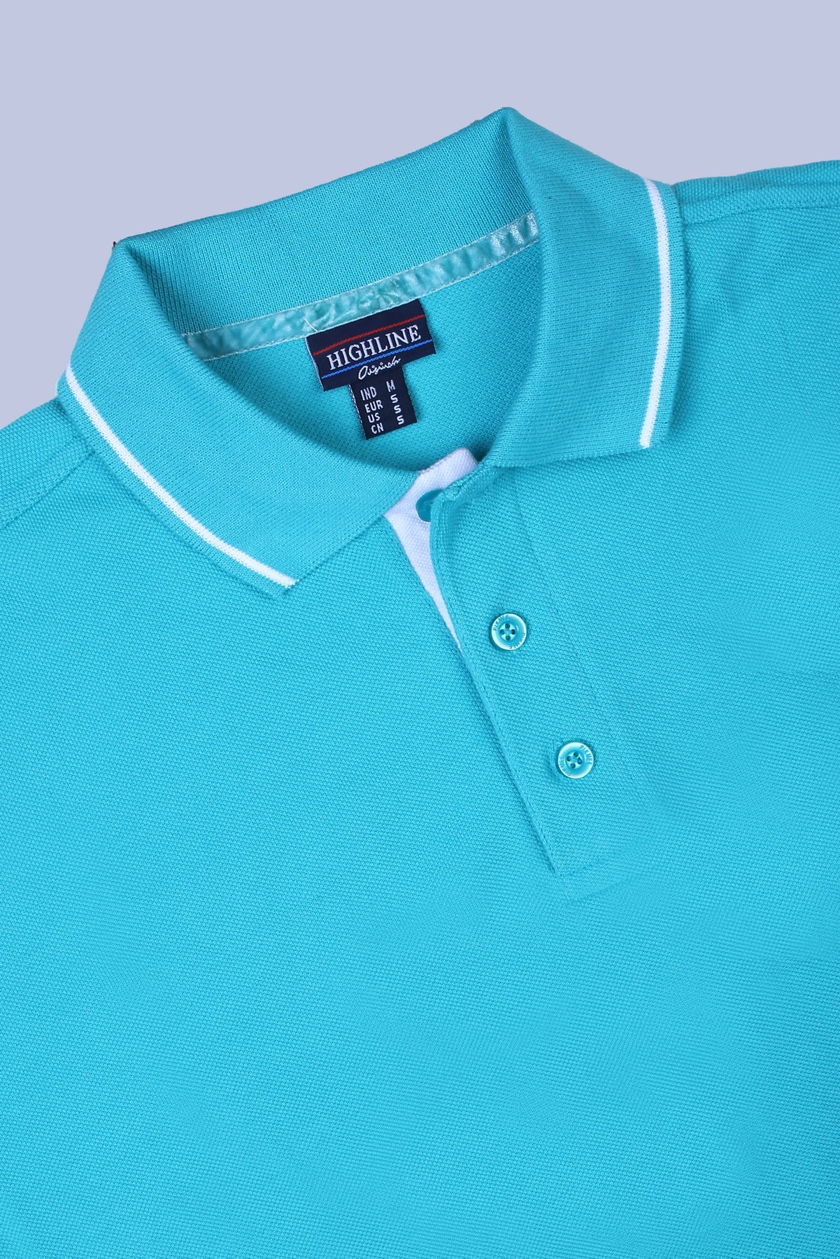 PIKMEE Highline Polo T-Shirt in Electric Green with White - image 6