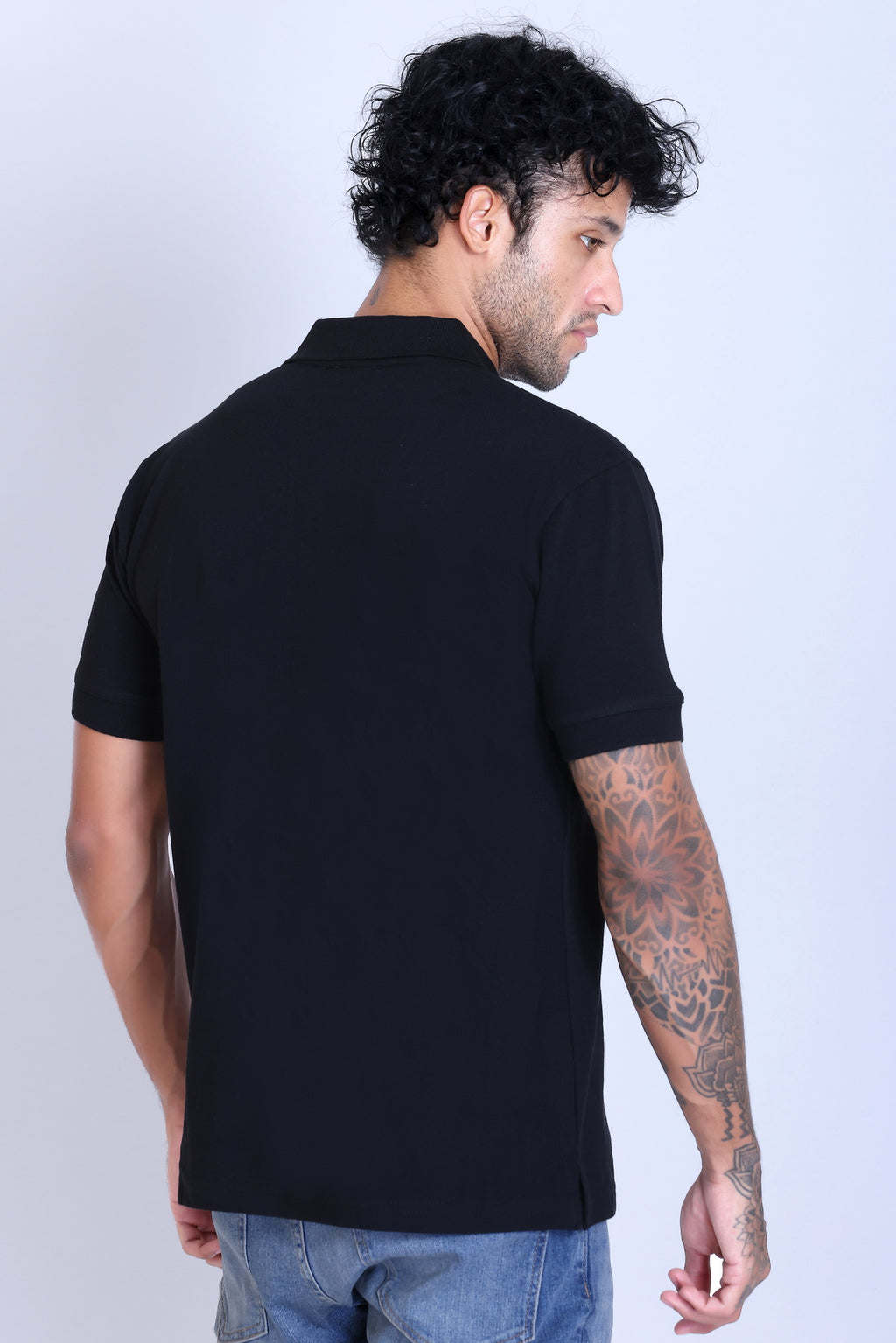 WINBARG Spanish Polo T-Shirt in Graphite - image 5