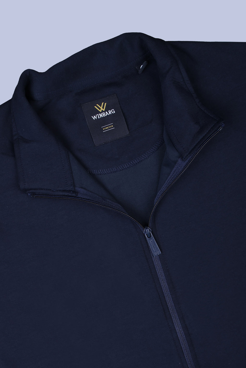 Winbarg Stretch Men's Casual Jacket - Navy Blue