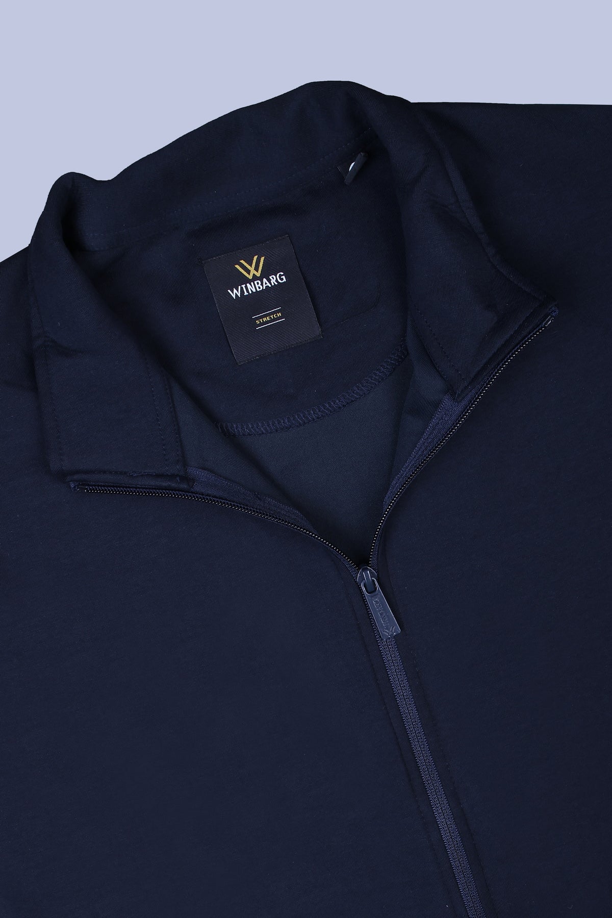 Winbarg Stretch Men's Casual Jacket - Navy Blue