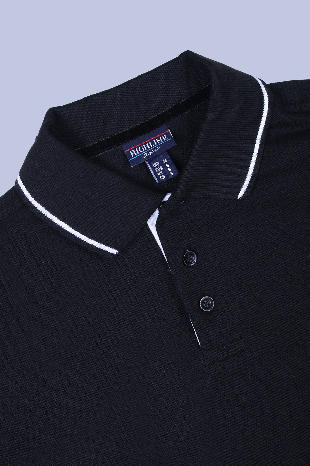 PIKMEE Highline Polo T-Shirt in Brown with White - image 6