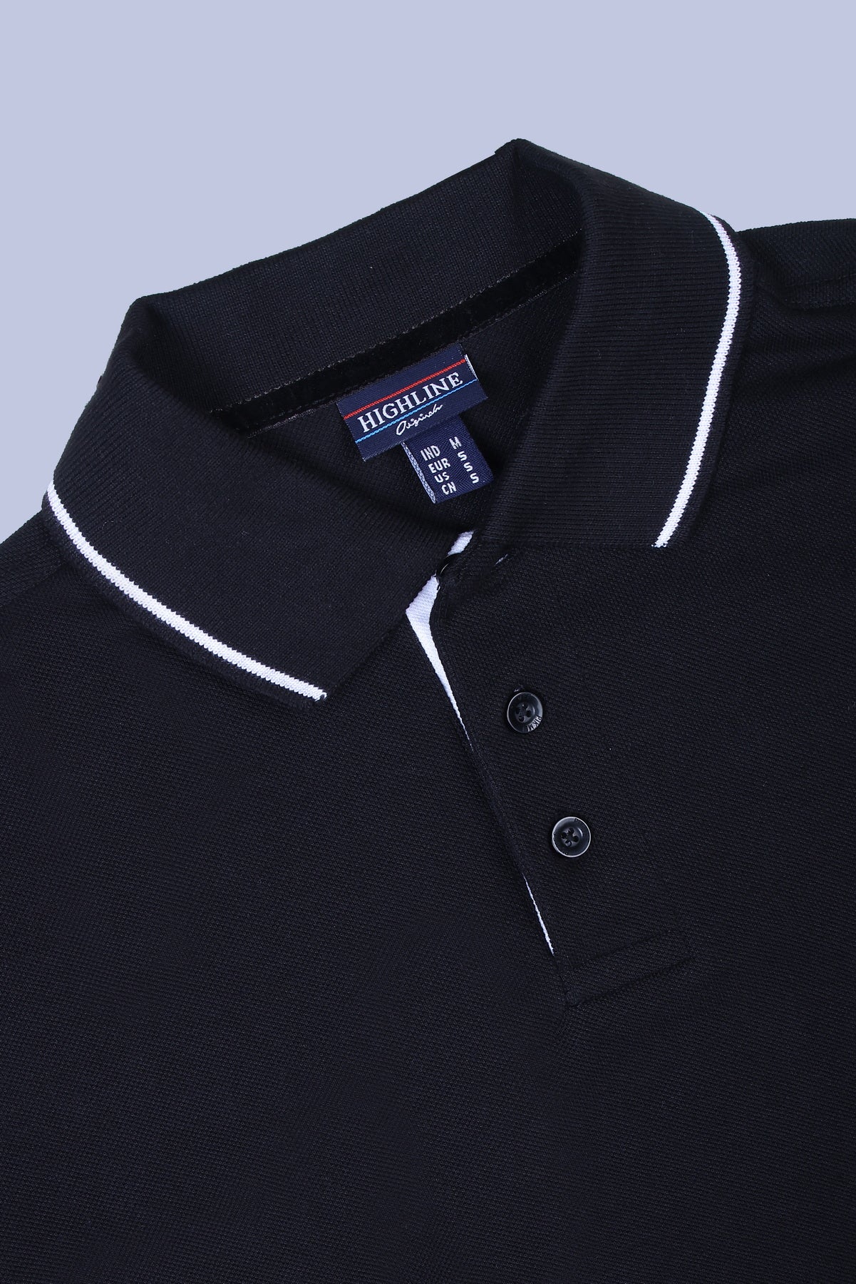 PIKMEE Highline Polo T-Shirt in Brown with White - image 6