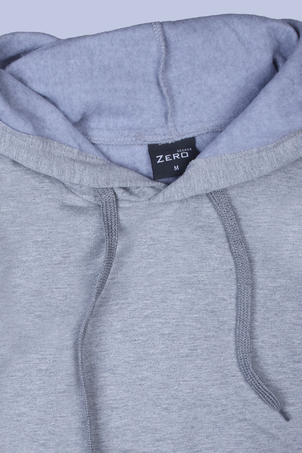Pikmee Zero Degree Men's Pullover Hooded Sweatshirt - Grey Melange