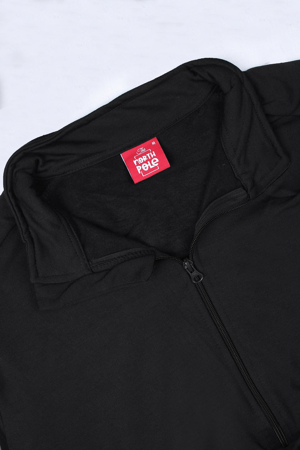 Pikmee North Pole Men's Poly Viscose Fleece Winter Jacket - Black
