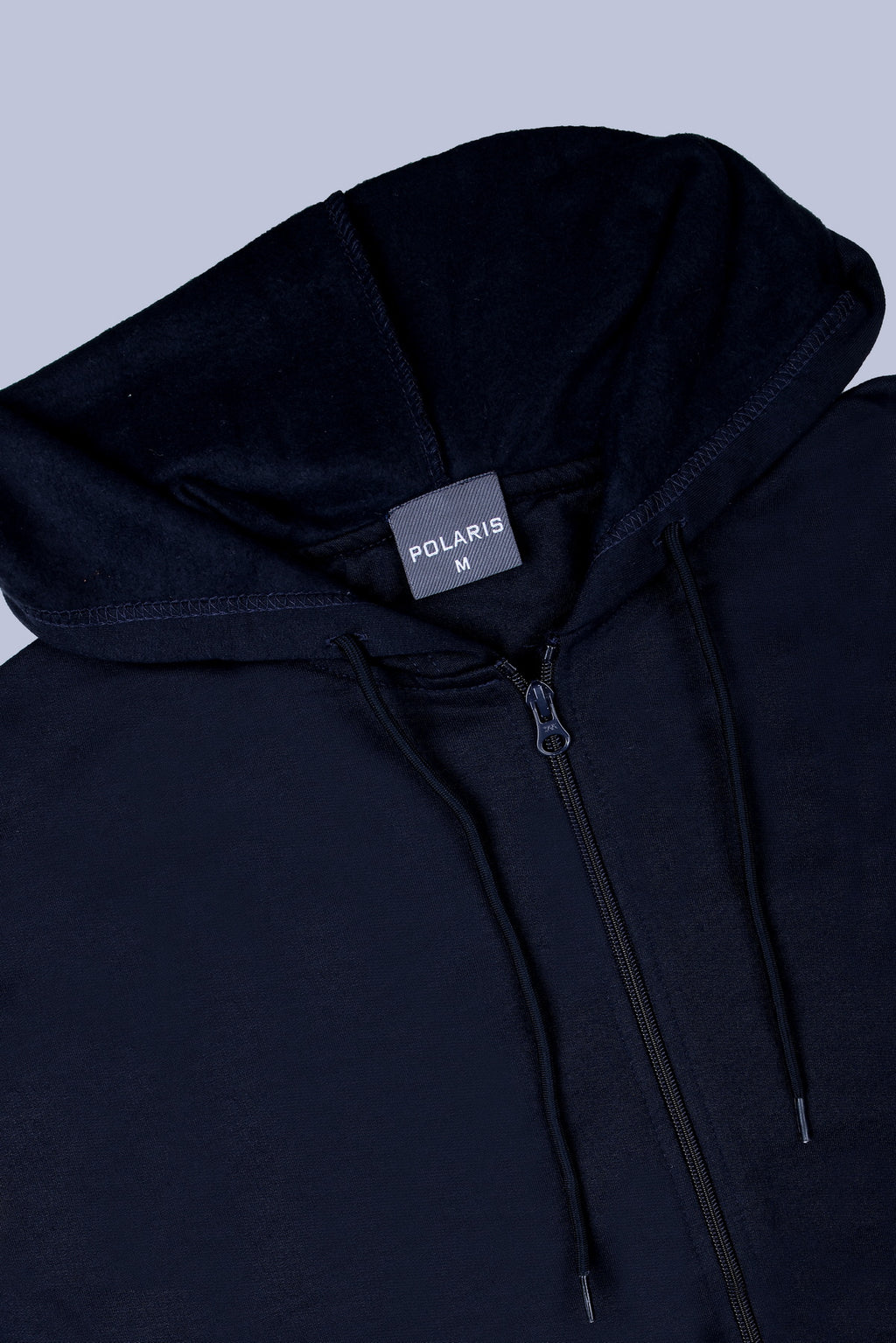 Pikmee Polaris Men's Zipper Hoodie Sweatshirt - Black