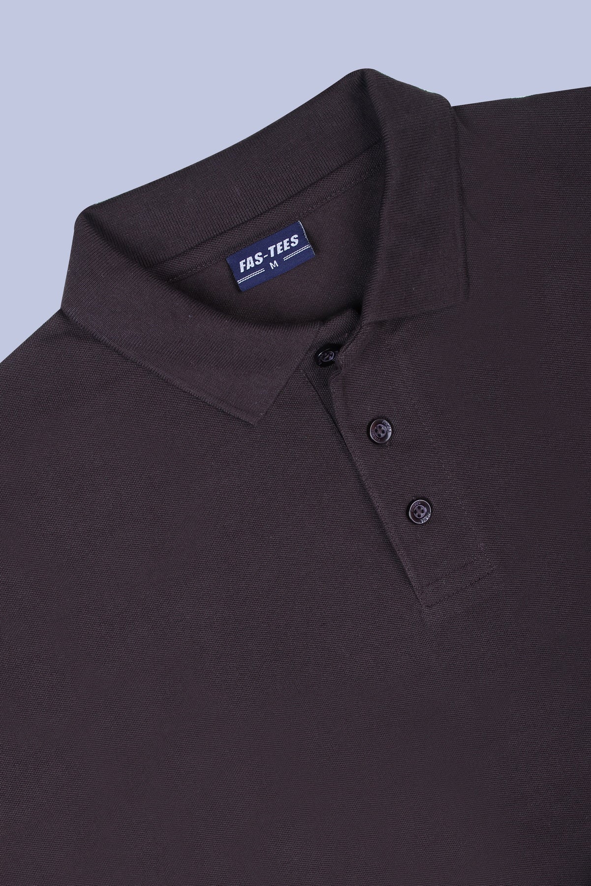 PIKMEE Fastees Polo T-Shirt in Chocolate Brown - image 6