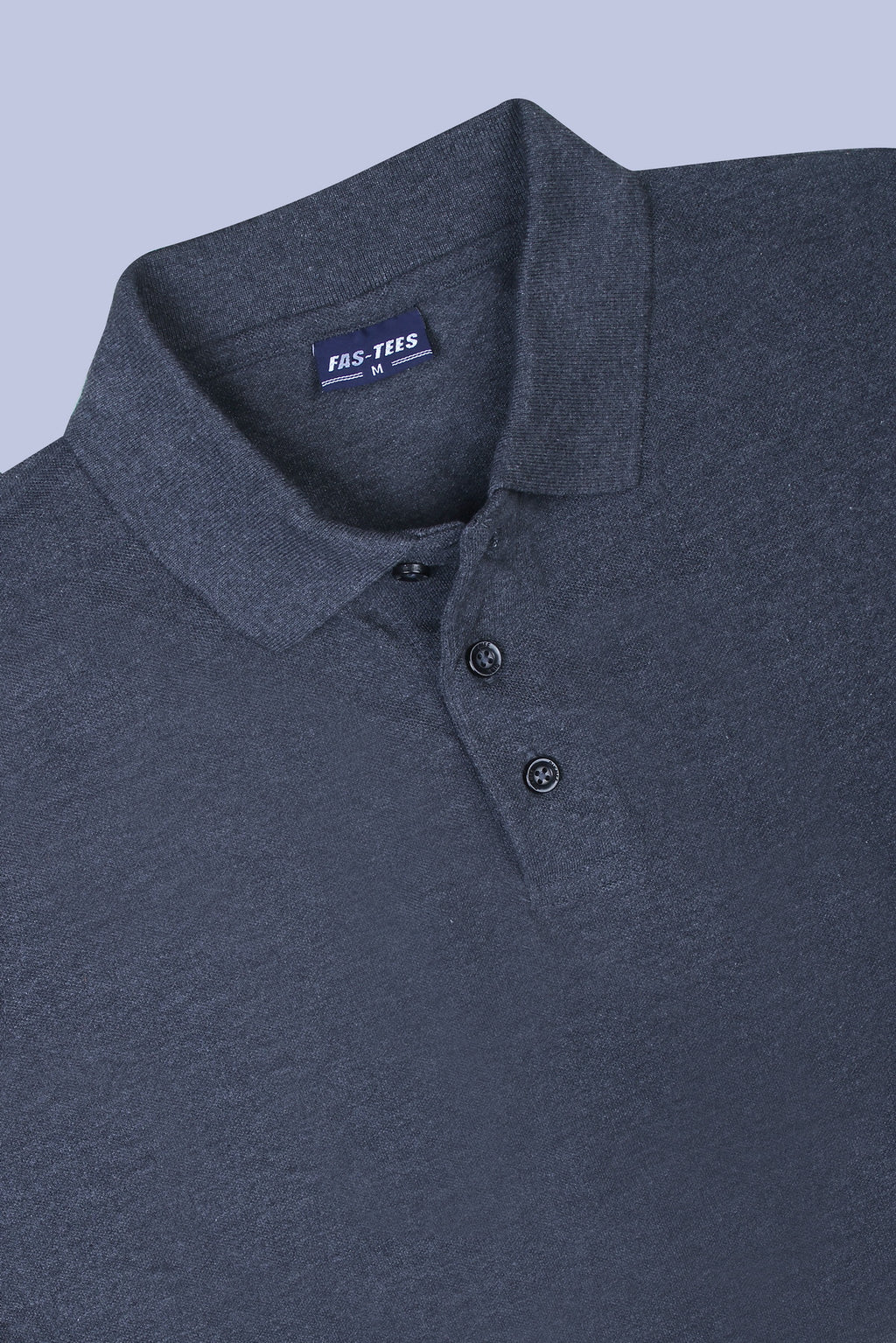 PIKMEE Fastees Polo T-Shirt in Charcoal Grey (Anthra) - image 6