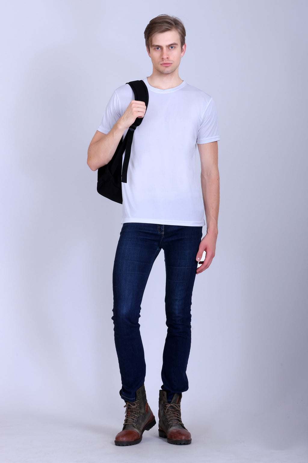 Sports Republic Acti-Go Dryfit Crew Neck T-Shirt in White - 6