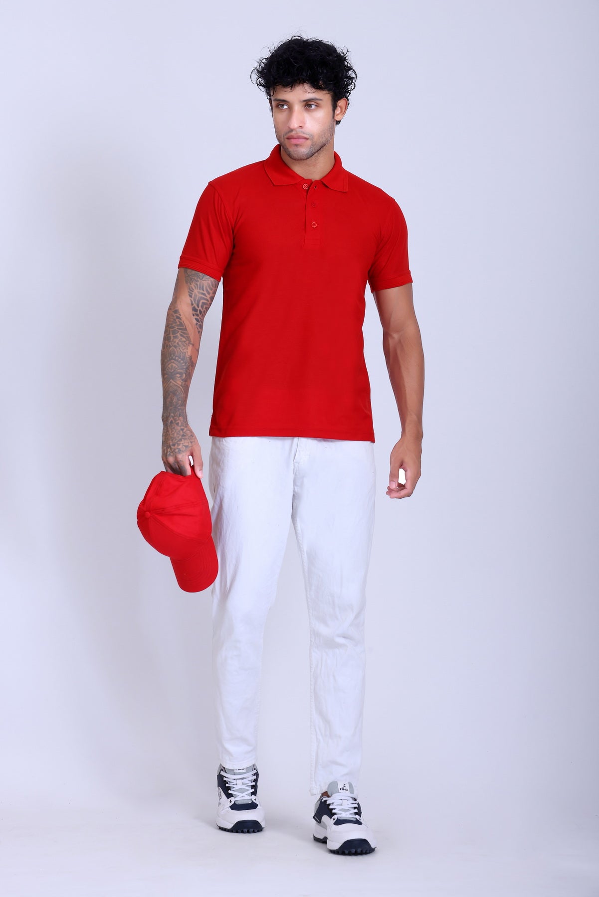 PIKMEE Promo-Tees Polo T-Shirt in Red - image 7