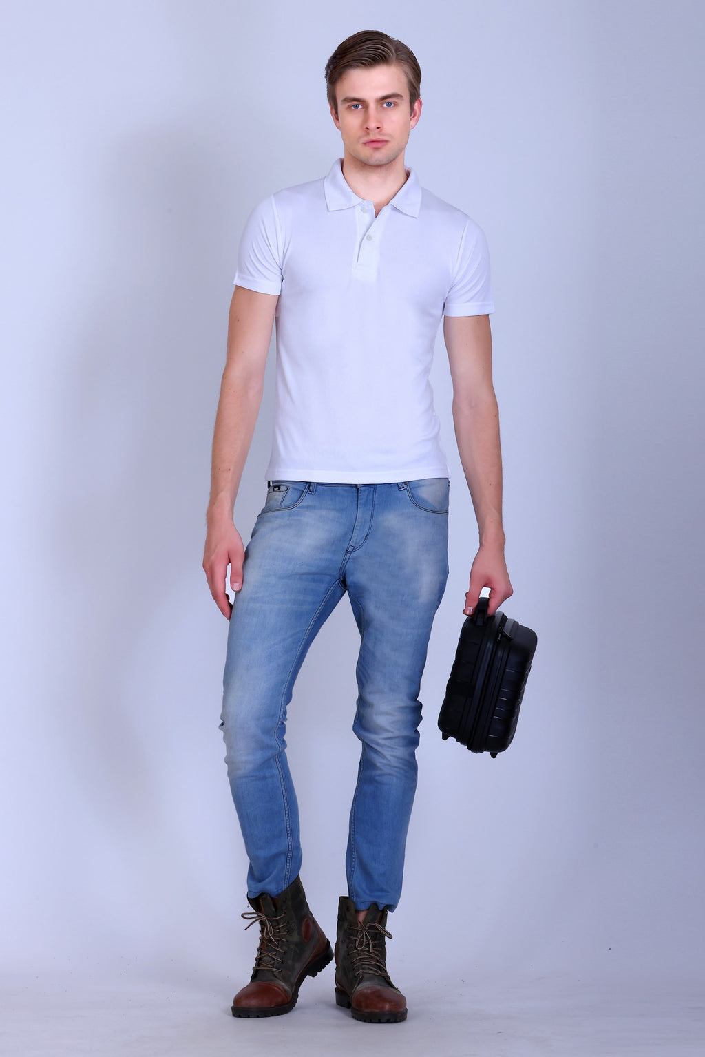 Sports Republic Acti-Play Dryfit Polo T-Shirt in White - 6