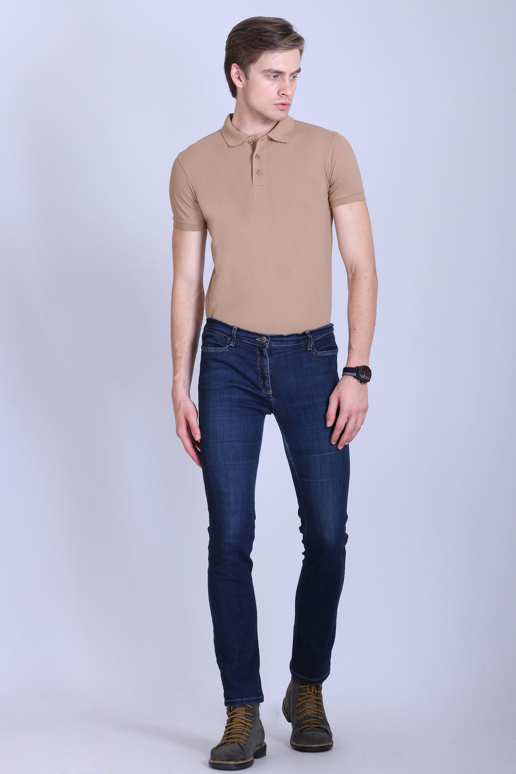 PIKMEE Fastees Polo T-Shirt in Light Beige - image 7