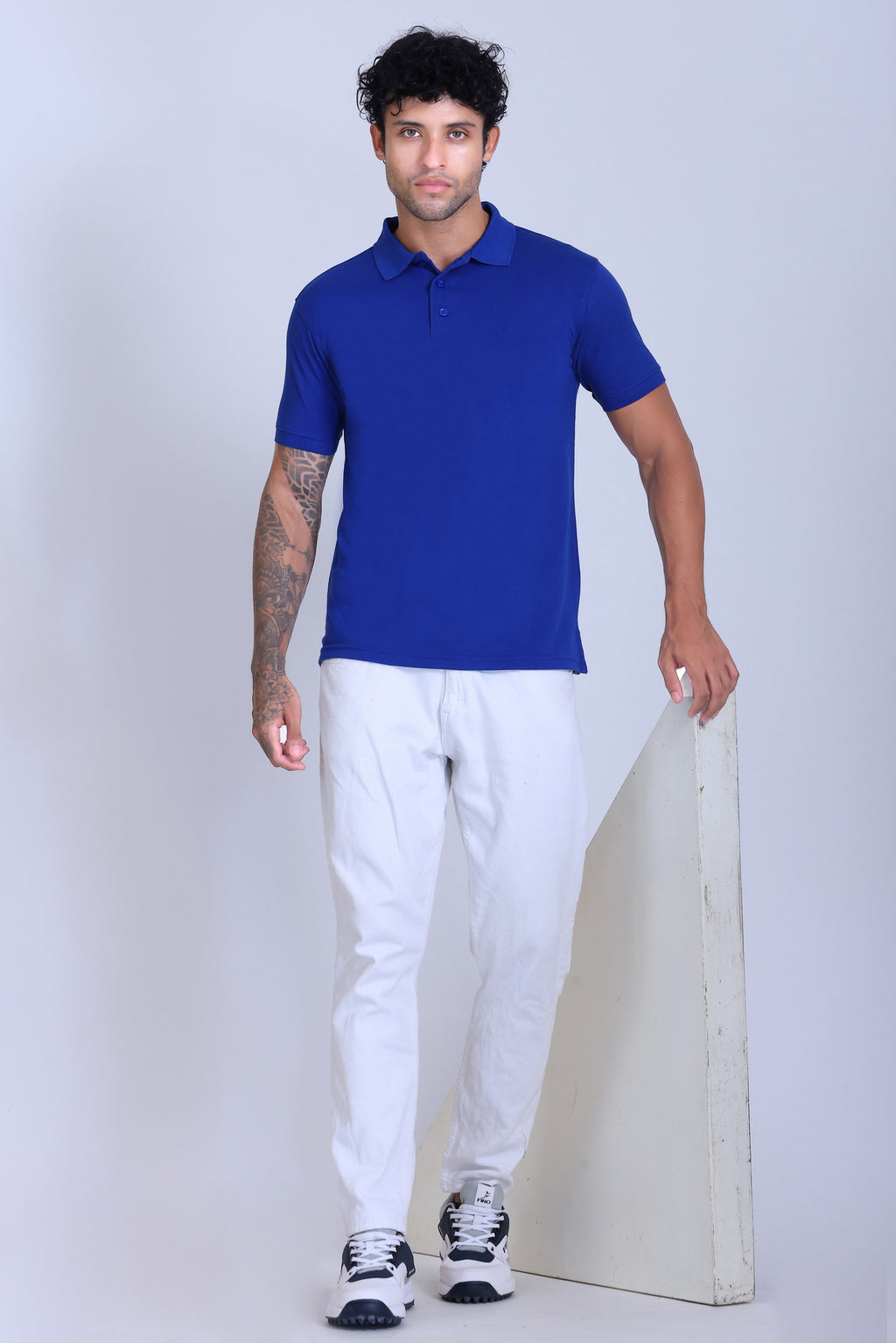PIKMEE Quota Polo T-Shirt in Royal Blue - image 7