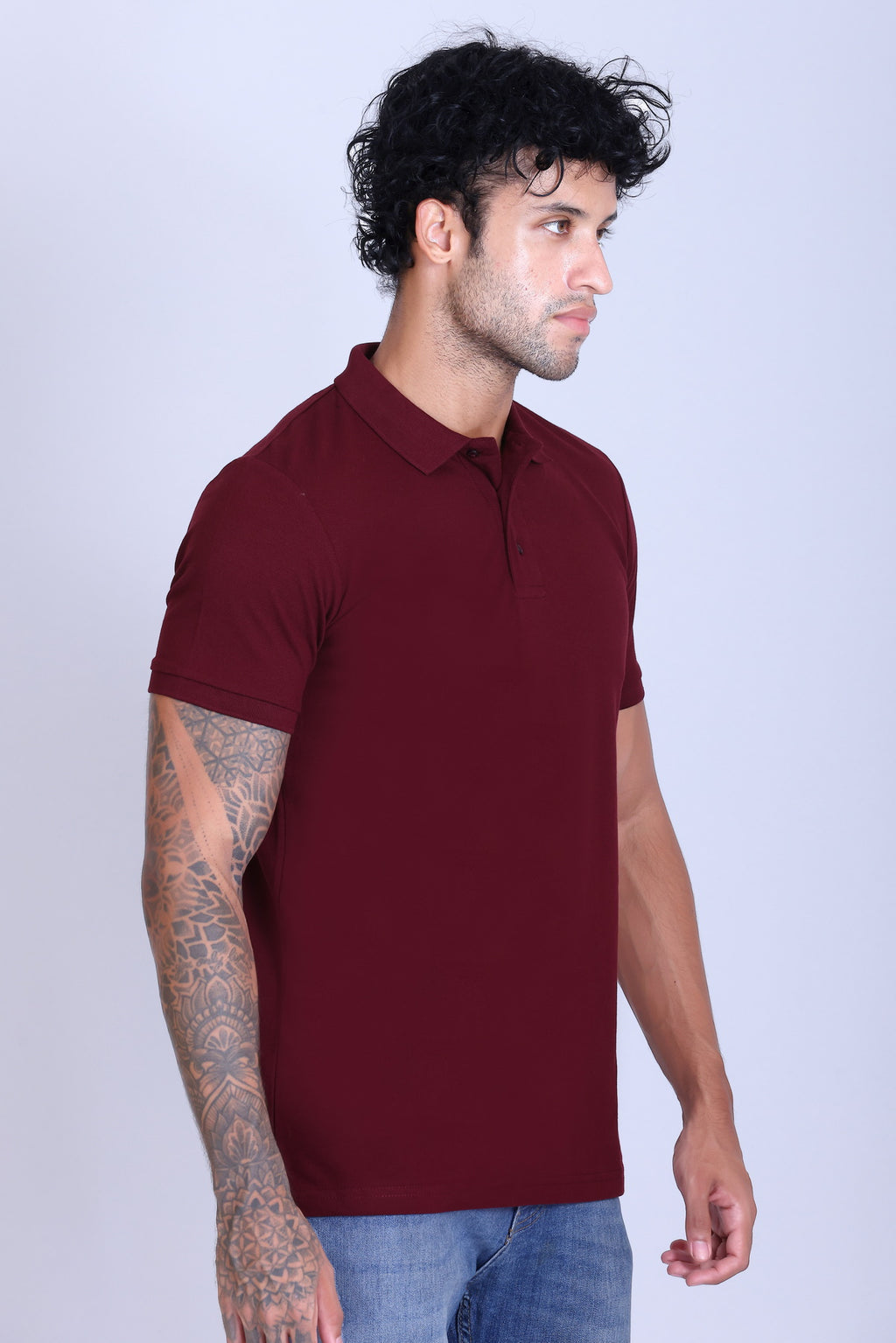 Solid Stretch Polo