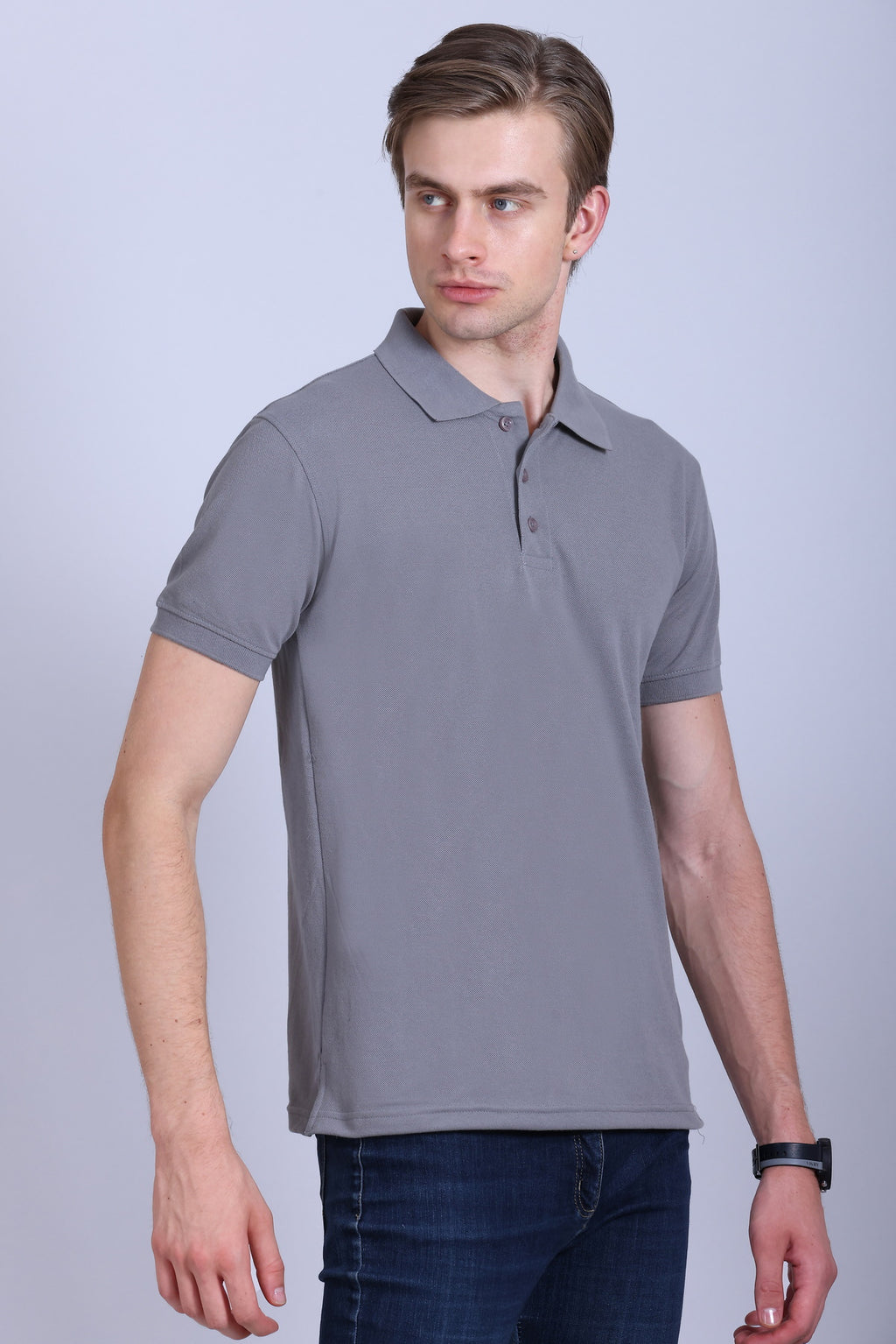 PIKMEE Quota Polo T-Shirt in Grey - image 8