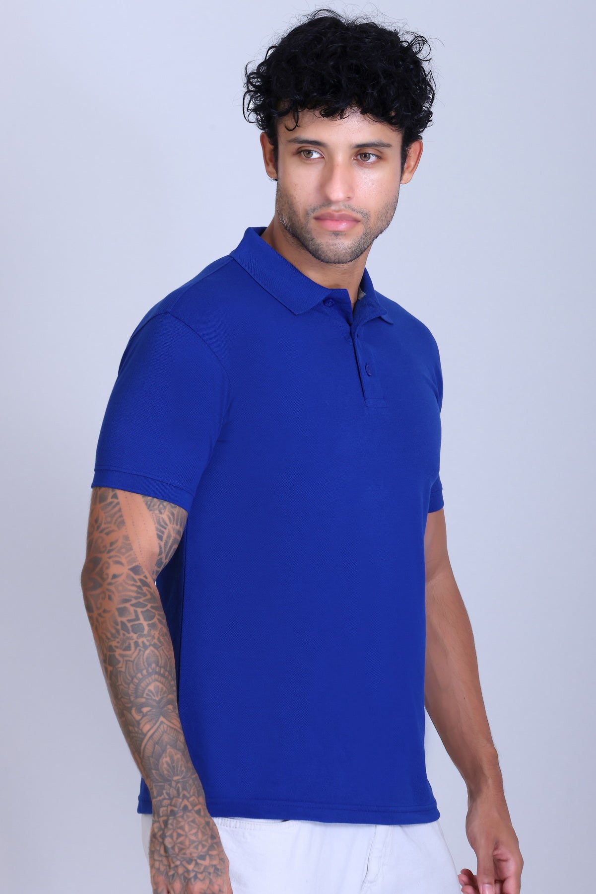 PIKMEE Quota Polo T-Shirt in Royal Blue - image 8