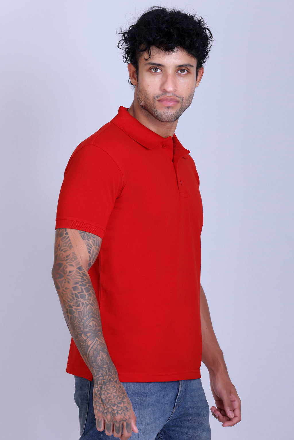 PIKMEE Quota Polo T-Shirt in Red - image 8