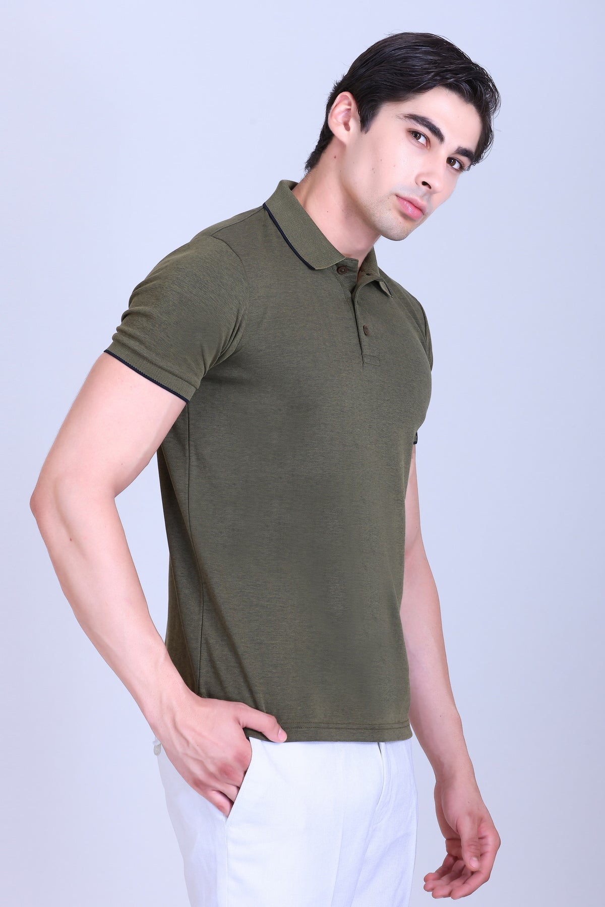 Bird Eye Stretch Polo
