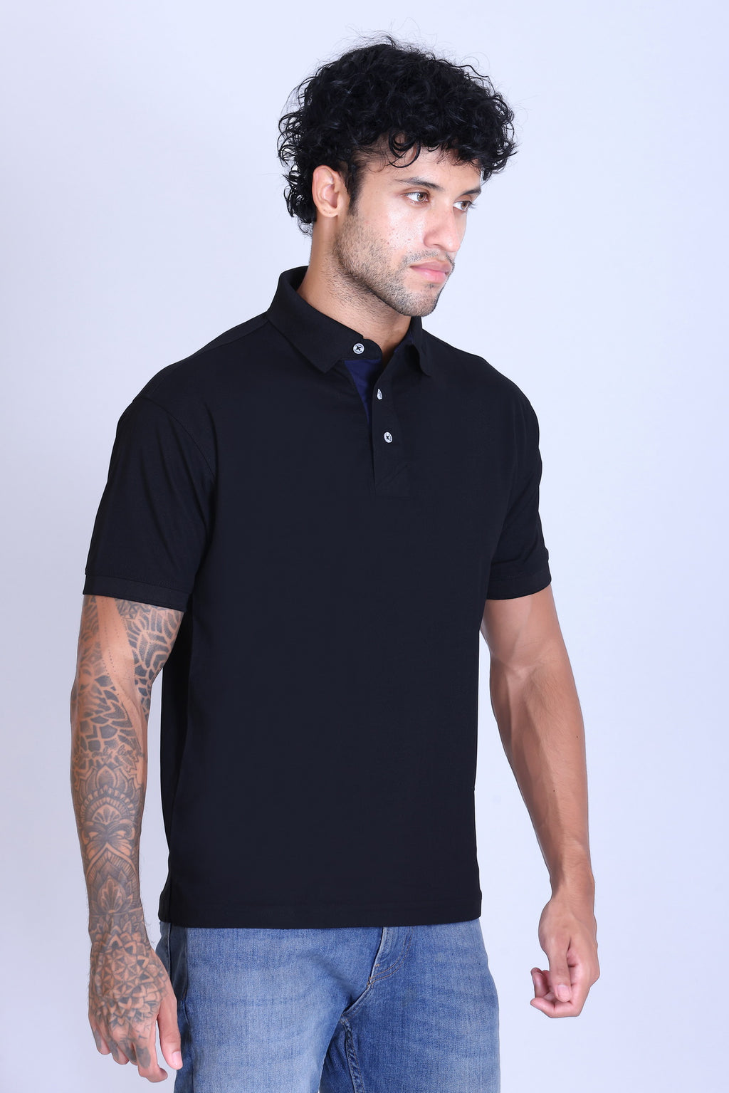 WINBARG Spanish Polo T-Shirt in Graphite - image 7