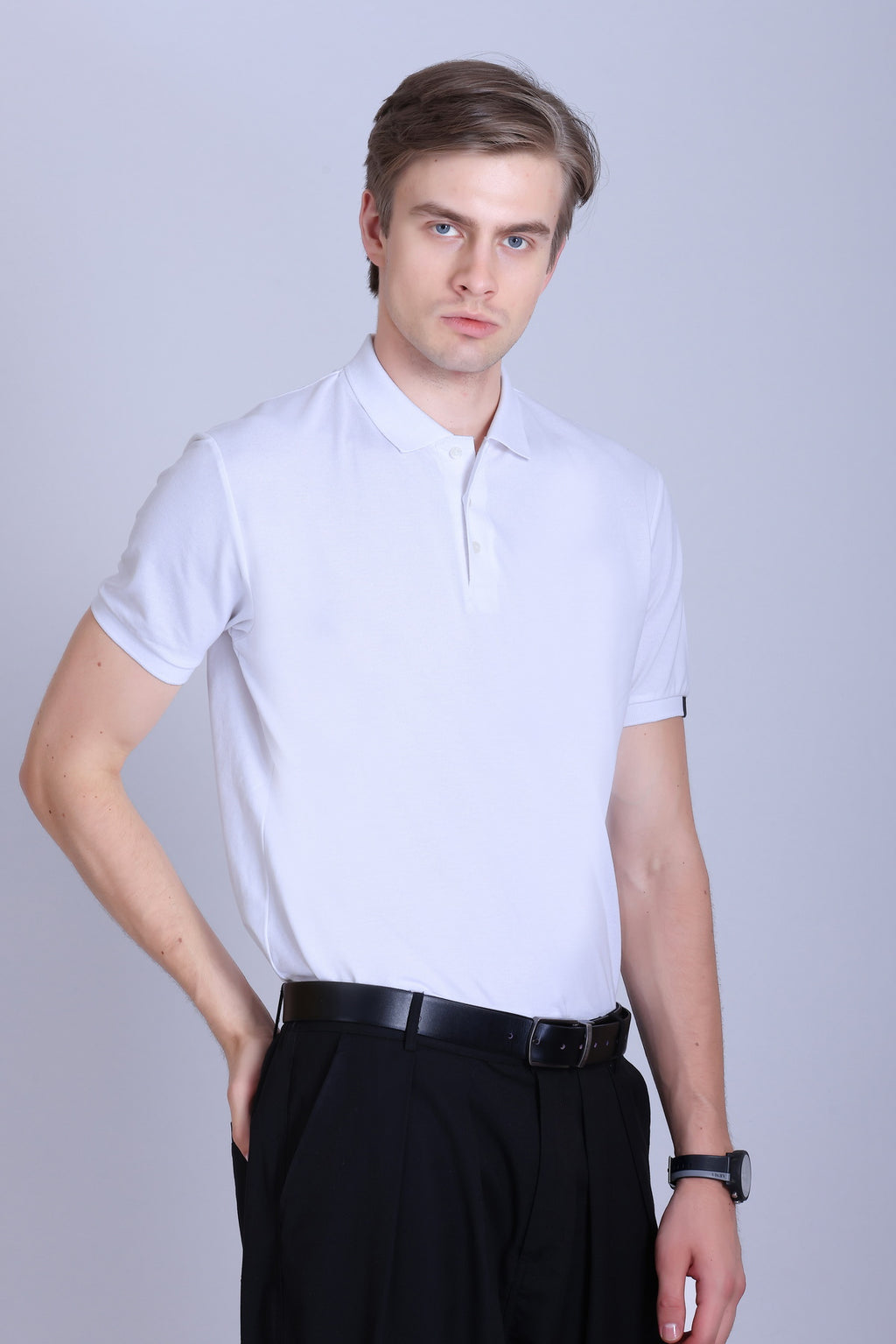 Solid Stretch Polo