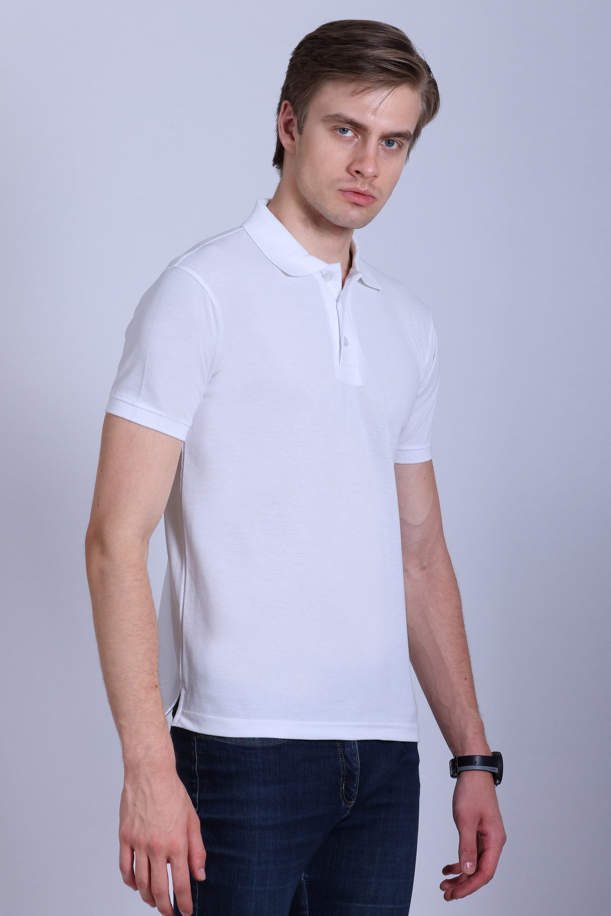 Fastees Bio Wash Polo T-Shirt