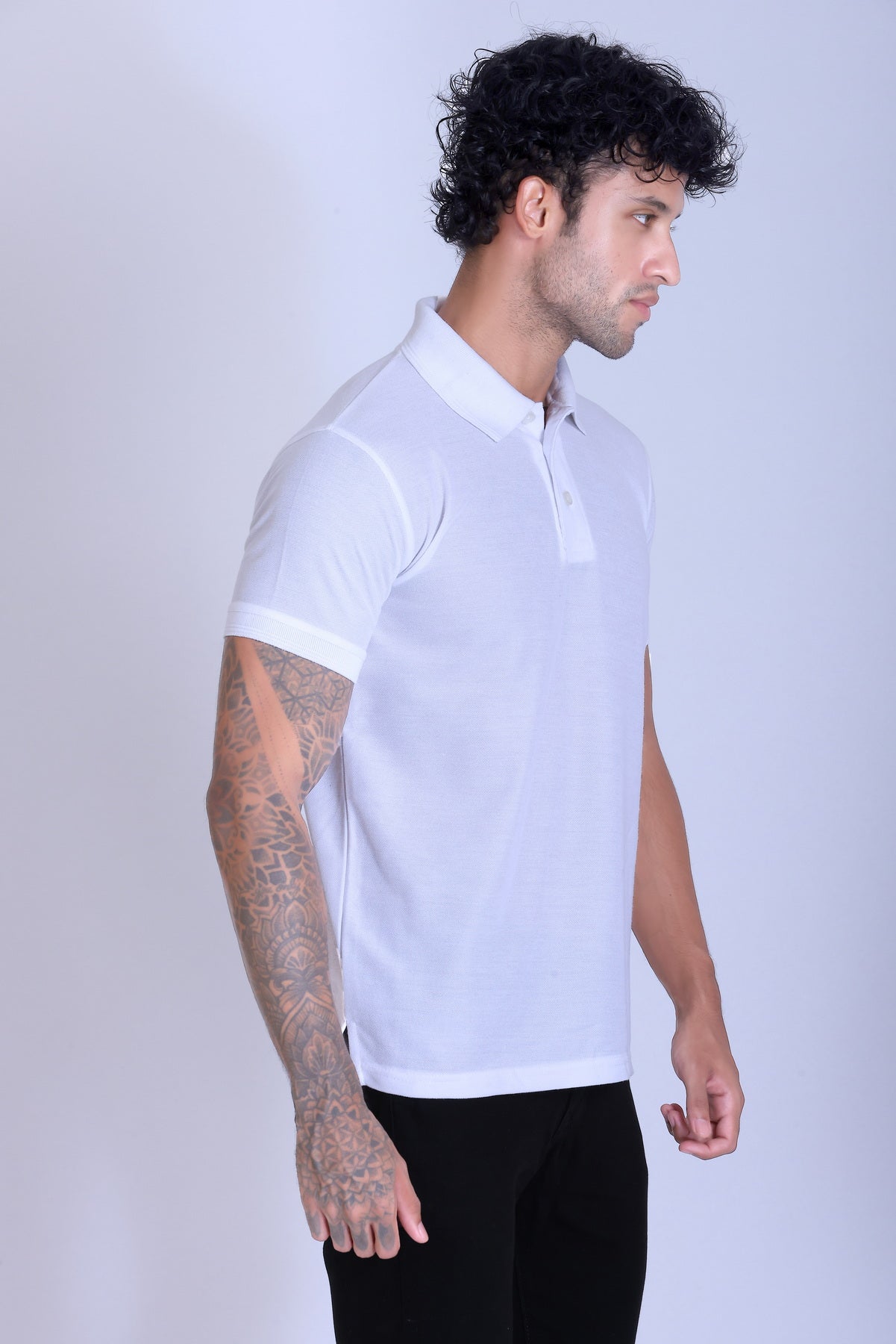 PIKMEE Promo-Tees Polo T-Shirt in White - image 8