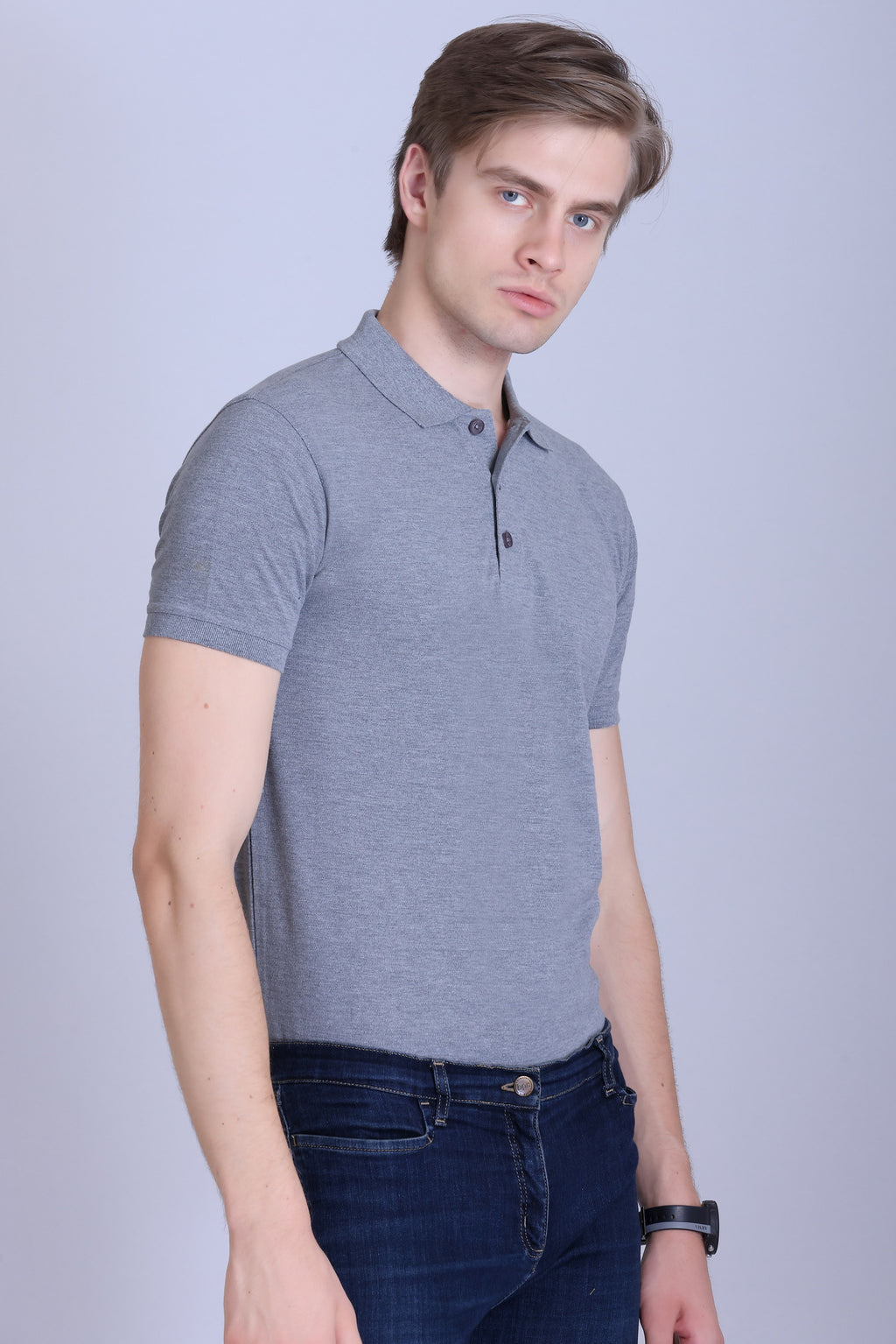 Fastees Bio Wash Polo T-Shirt