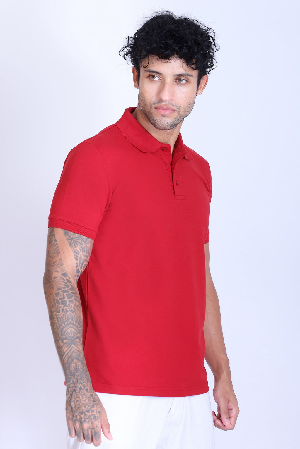 Solid Stretch Polo