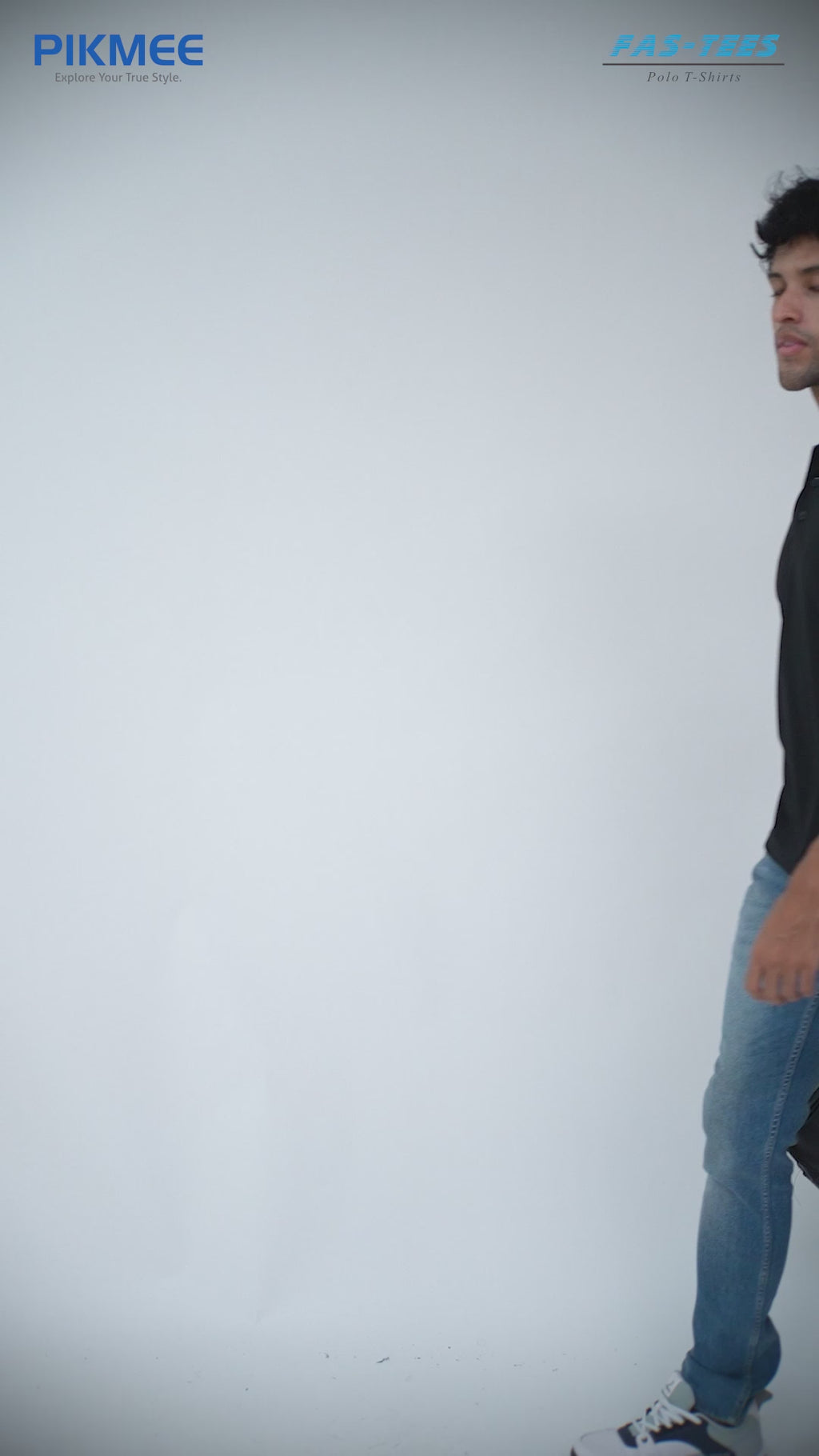 Fastees Bio Wash Polo T-Shirt