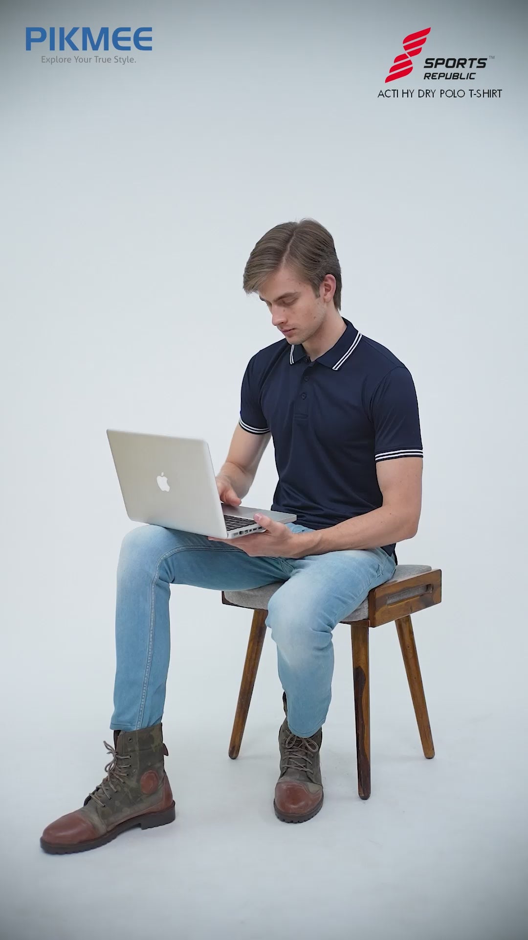 Acti Hy:Dry Performance Tipped Polo