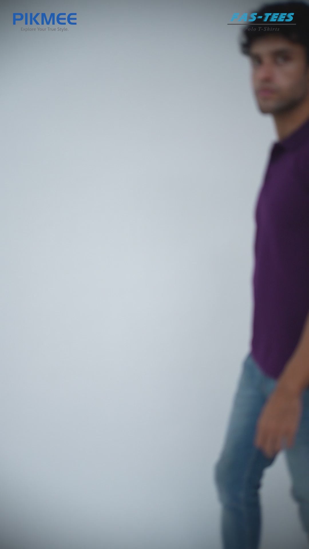 Fastees Bio Wash Polo T-Shirt
